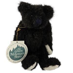 Mary Meyer Equinox Green Mountain Bears Vintage Jointed Stuffed Animal Plush